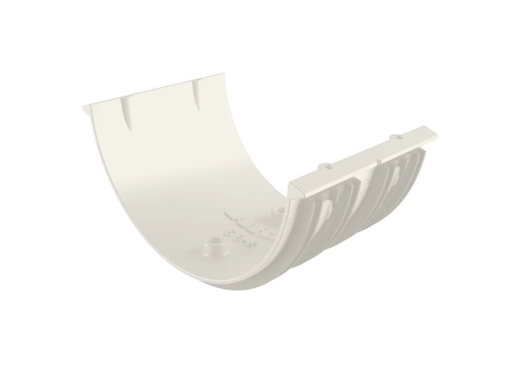 Sentinal Snap-Fit Aluminium Beaded Half Round Gutter Union Connector - Image 39