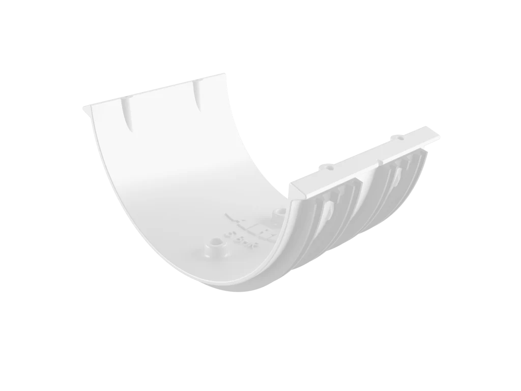 Sentinal Snap-Fit Aluminium Beaded Half Round Gutter Union Connector - Image 40
