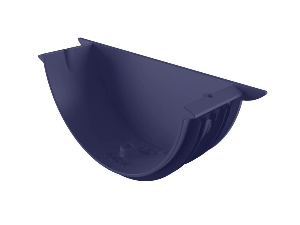 Sentinal Snap-Fit Aluminium Beaded Half Round Gutter Universal Stop End - Image 23
