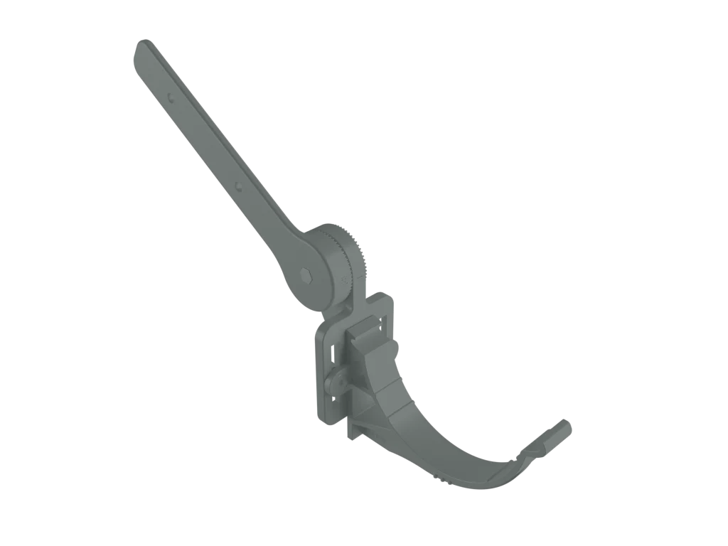 Sentinal Snap-Fit Aluminium Beaded Half Round Rafter-Side Fix Bracket - Image 7