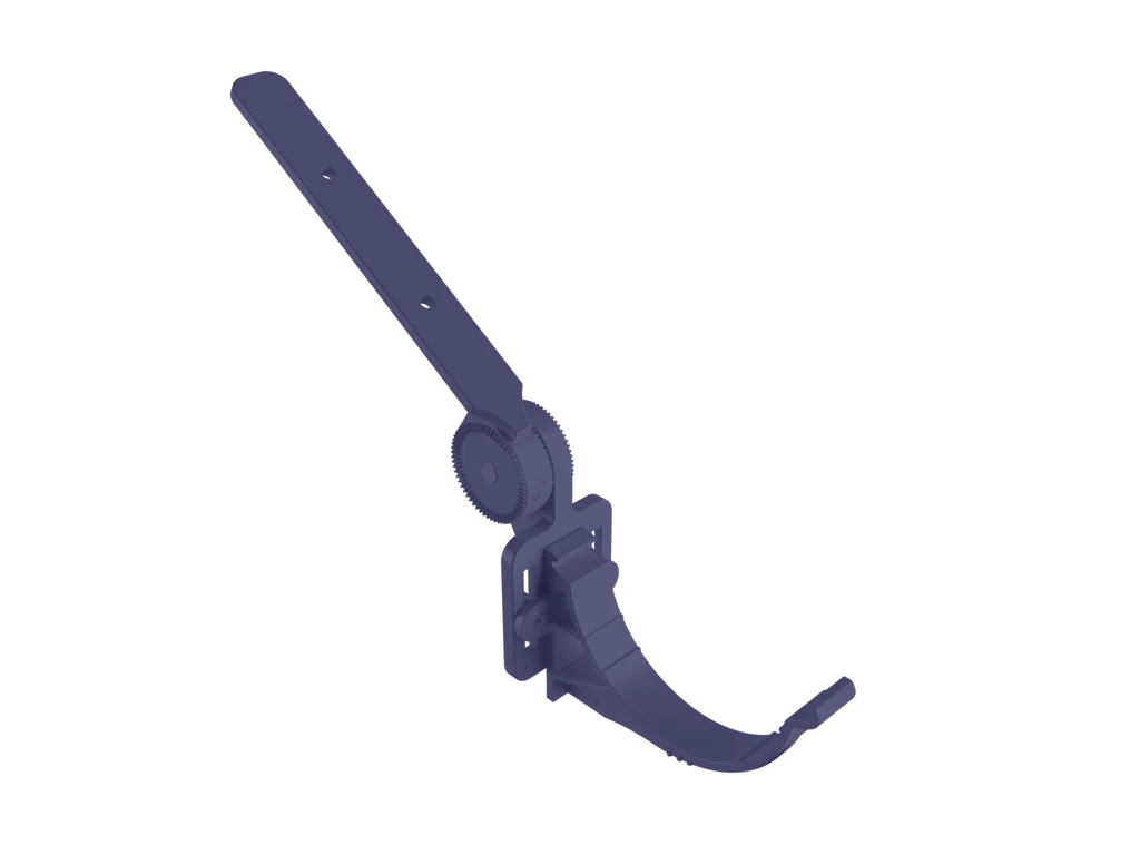 Sentinal Snap-Fit Aluminium Beaded Half Round Rafter-Top Fix Bracket - Image 6