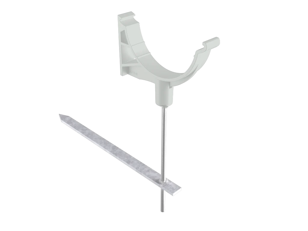 Sentinal Snap-Fit Aluminium Beaded Half Round Rise & Fall Bracket - Image 13
