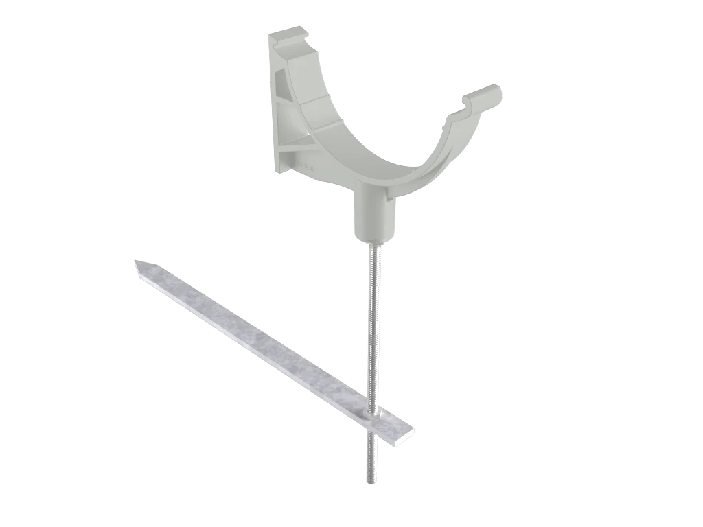 Sentinal Snap-Fit Aluminium Beaded Half Round Rise & Fall Bracket - Image 15