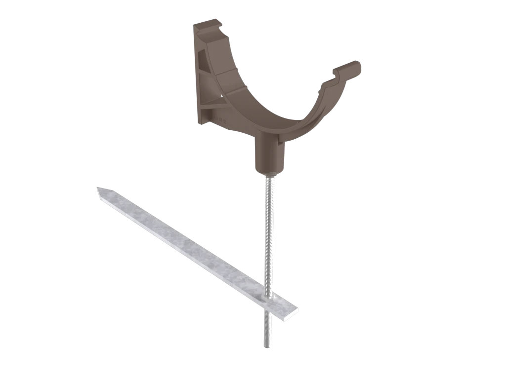 Sentinal Snap-Fit Aluminium Beaded Half Round Rise & Fall Bracket - Image 16