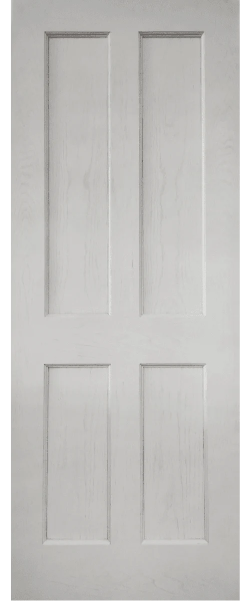 Mendes Essex 4 Panel Fire Door White Primed Oak Internal Door