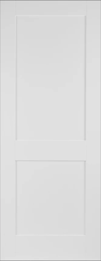 Mendes Shaker 2 Panel White Primed Internal Door