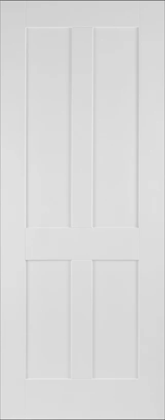 Mendes Shaker 4 Panel White Primed Internal Door