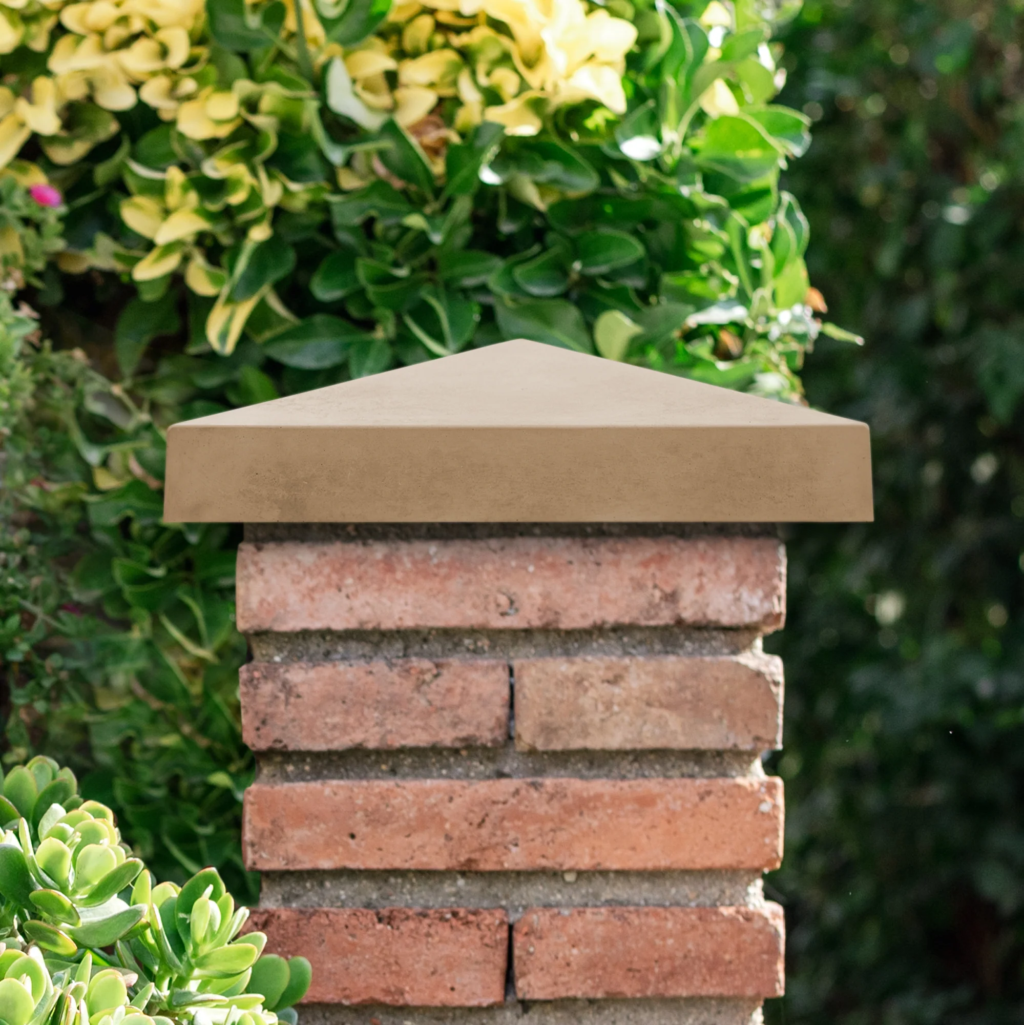 Willowcrete 4 Way Weathered Concrete Pier Caps - Image 11