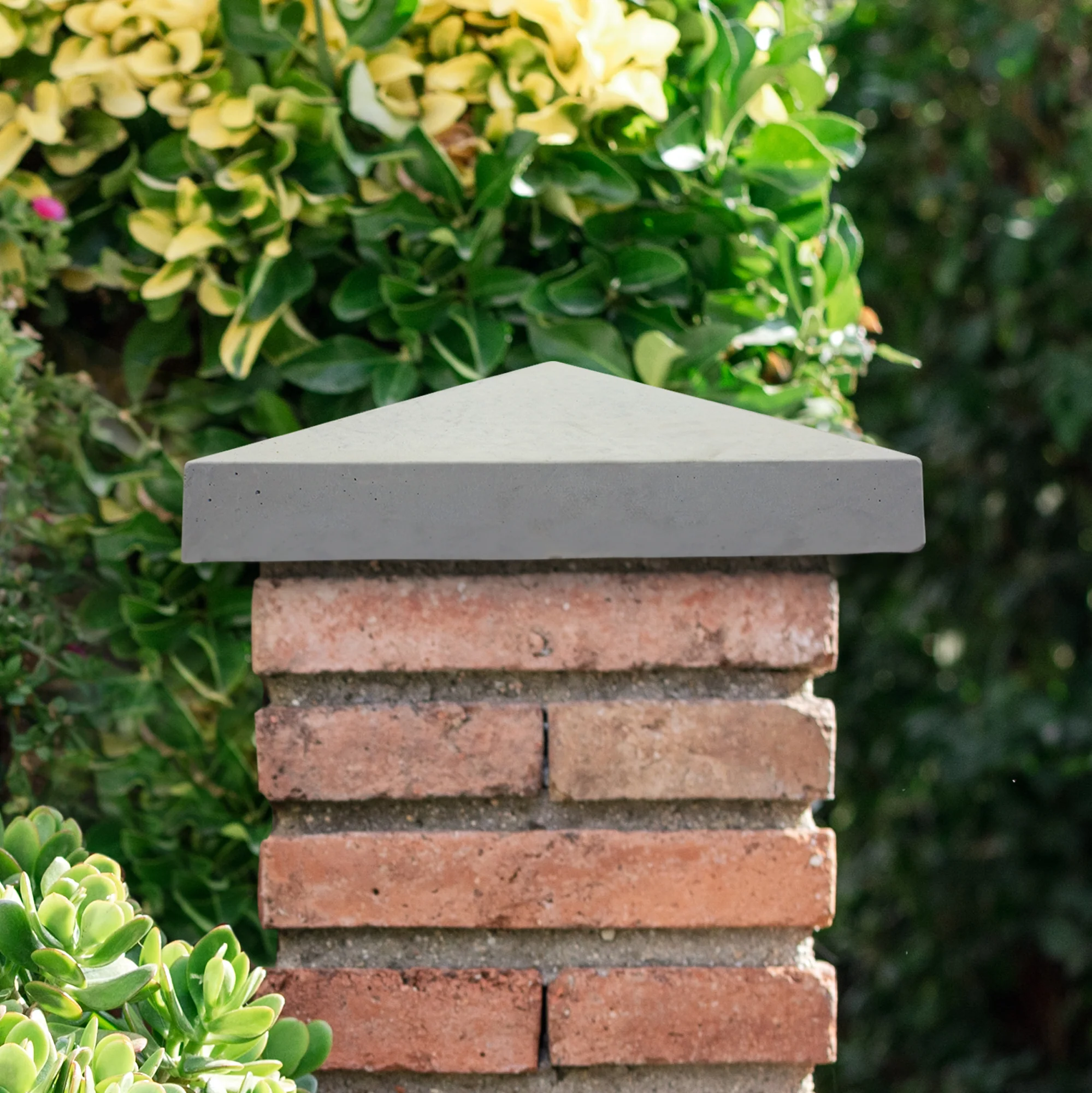 Willowcrete 4 Way Weathered Concrete Pier Caps - Image 14