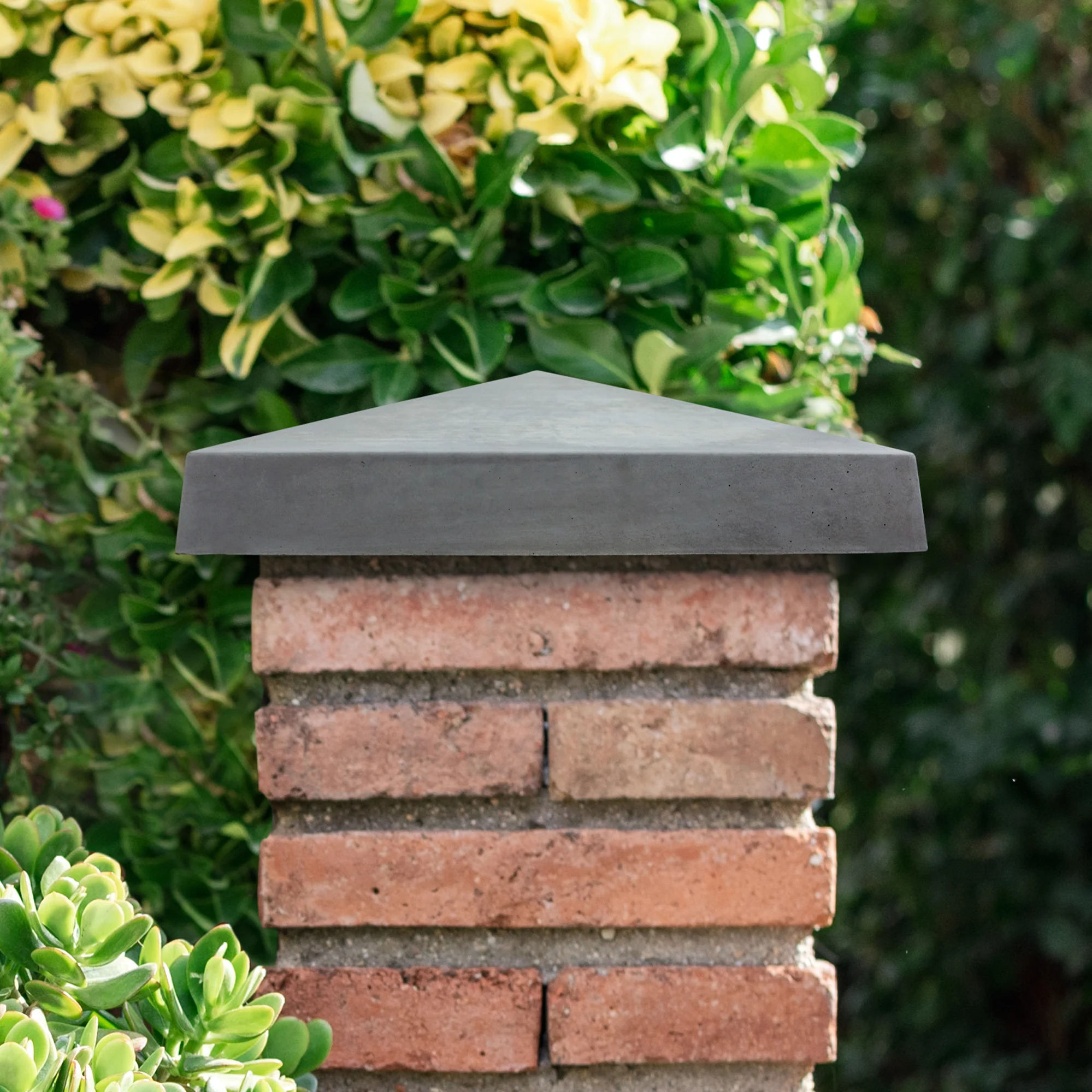 Willowcrete 4 Way Weathered Concrete Pier Caps - Image 5