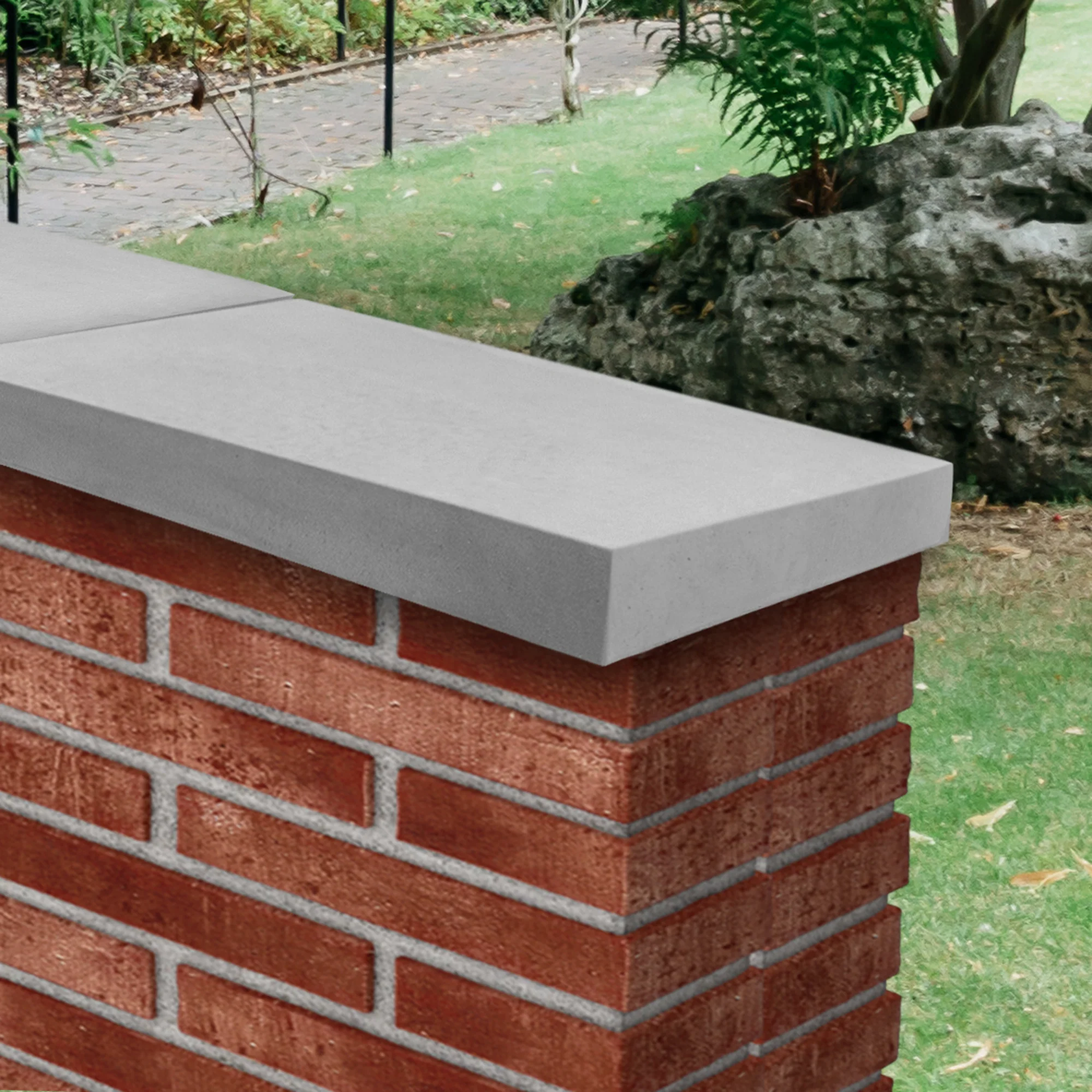 Willowcrete Single Weathered Concrete Coping Stones - 600mm (L) - Image 11