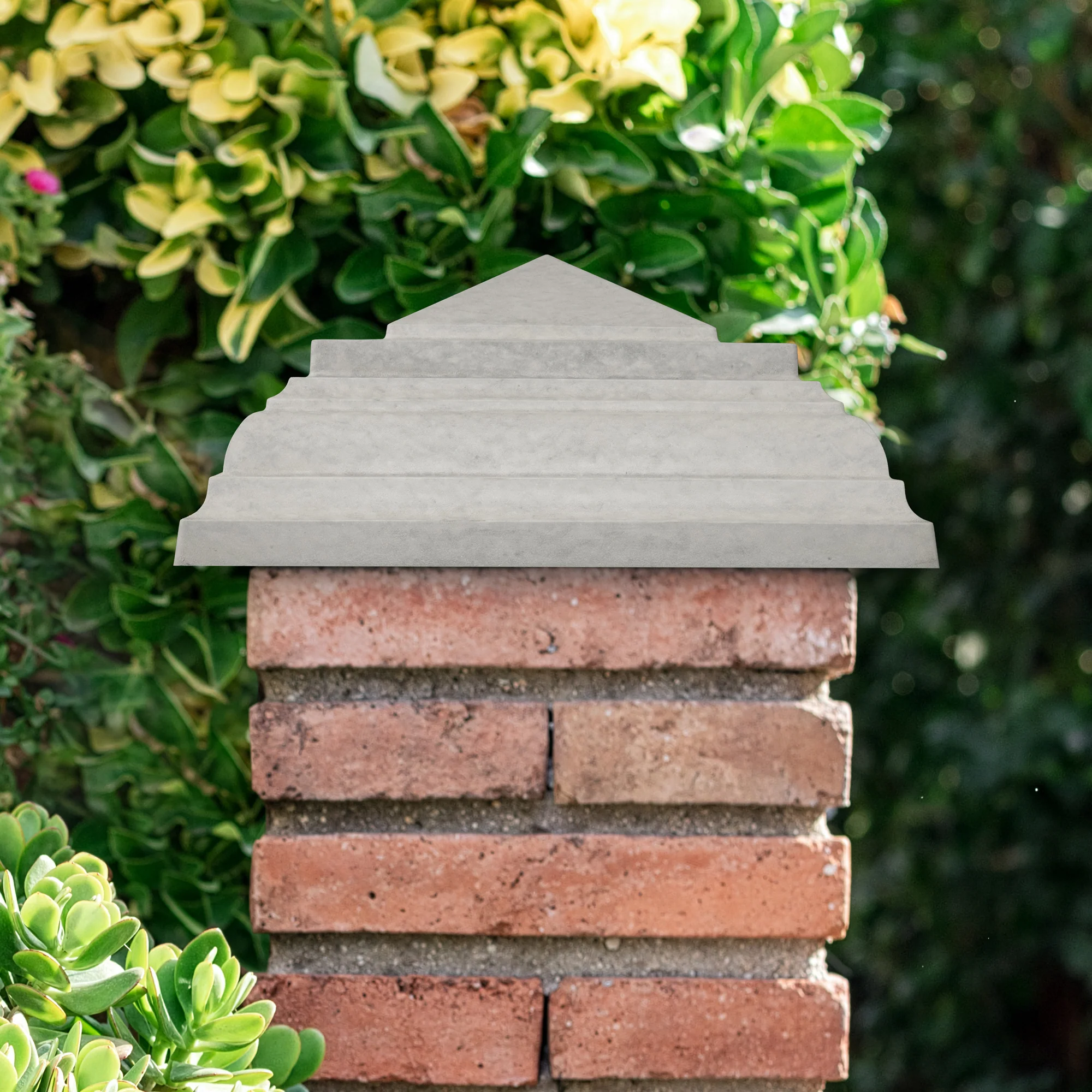 Willowcrete Stepped Peaked Concrete Pier Caps - Image 17