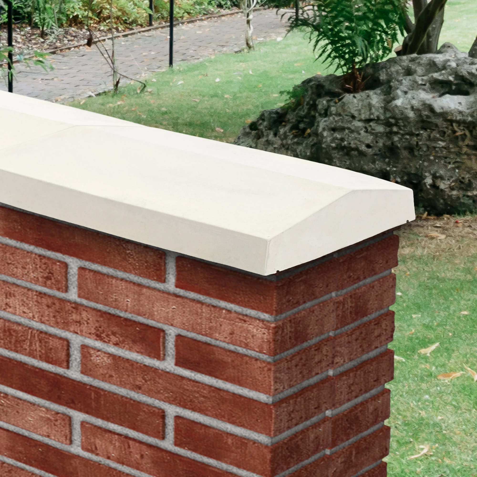 Willowcrete Twice Weathered Concrete Coping Stone - 600mm (L) - Image 17