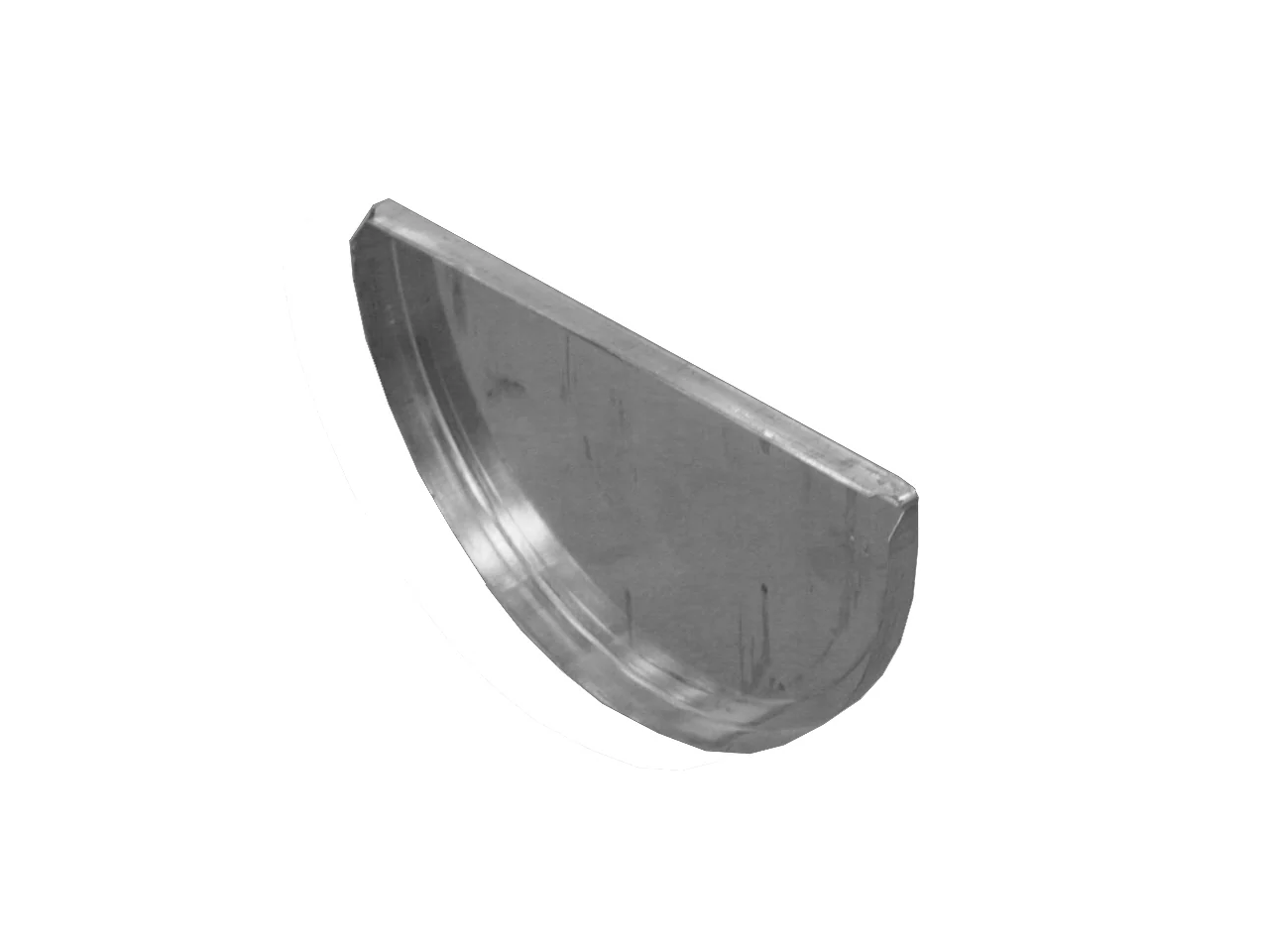 Zinc Half Round Stop End