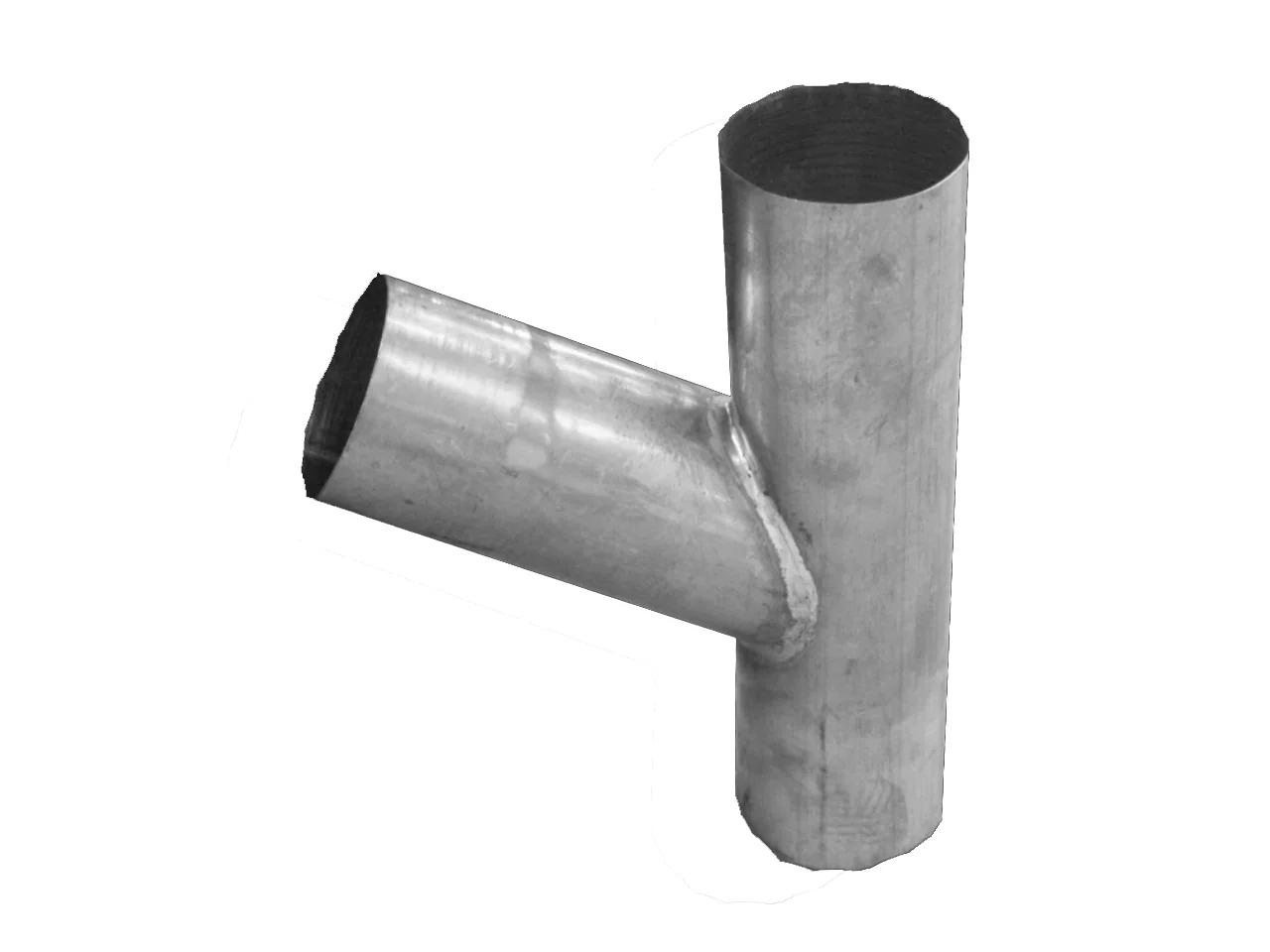 Zinc Round Downpipe Branch 80mm